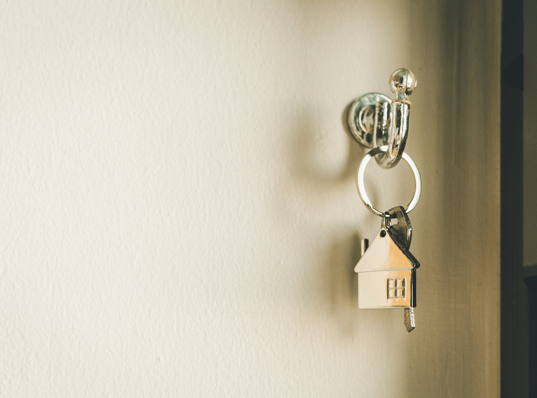 A Necklace Hanging On A Wall